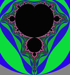 The Mandelbrot Set - click to enlarge