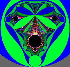 the Mandelbrot Set with Fractal Butterfly Wings - click for larger annotated version